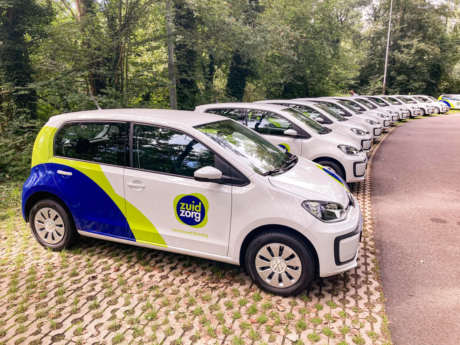 ZuidZorg leaseauto's op een rij